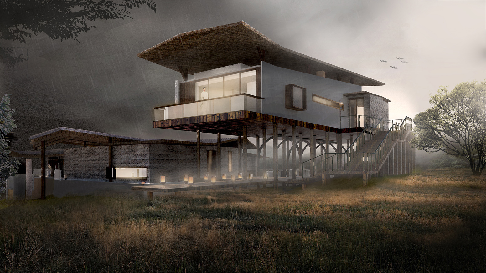 墨海瓦舟微社区—岩前村2号地改造设计/卓美设计