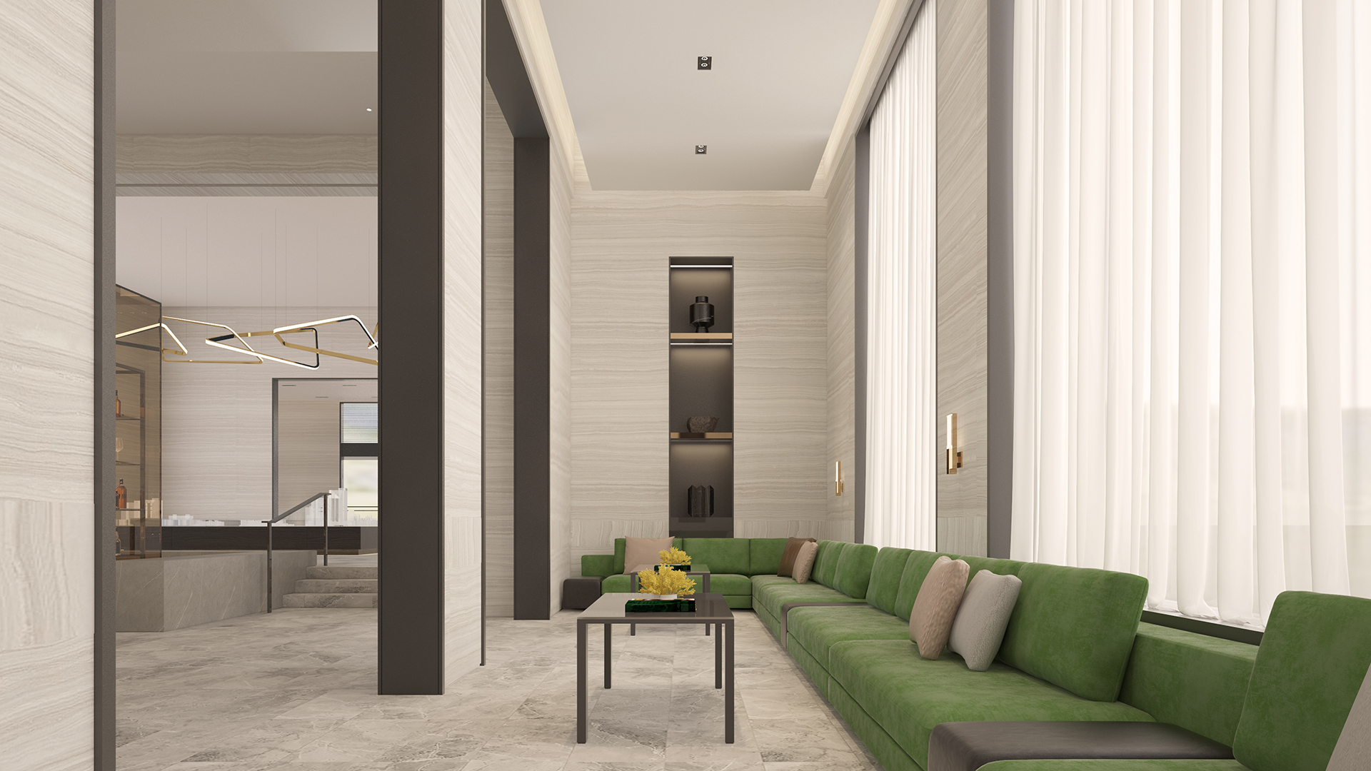 萬科·壹號名邸售樓部/卓美设计