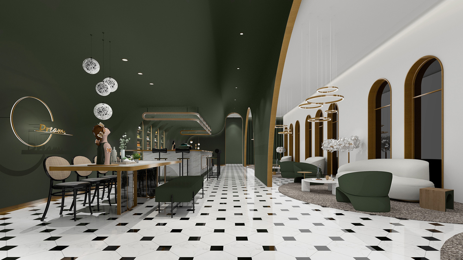 “梦醒”咖啡厅/卓美设计